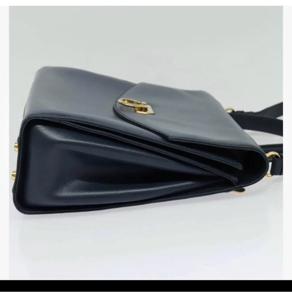 Salvatore Ferragamo Dark Blue Shoulder Bag - Picture 5 of 9